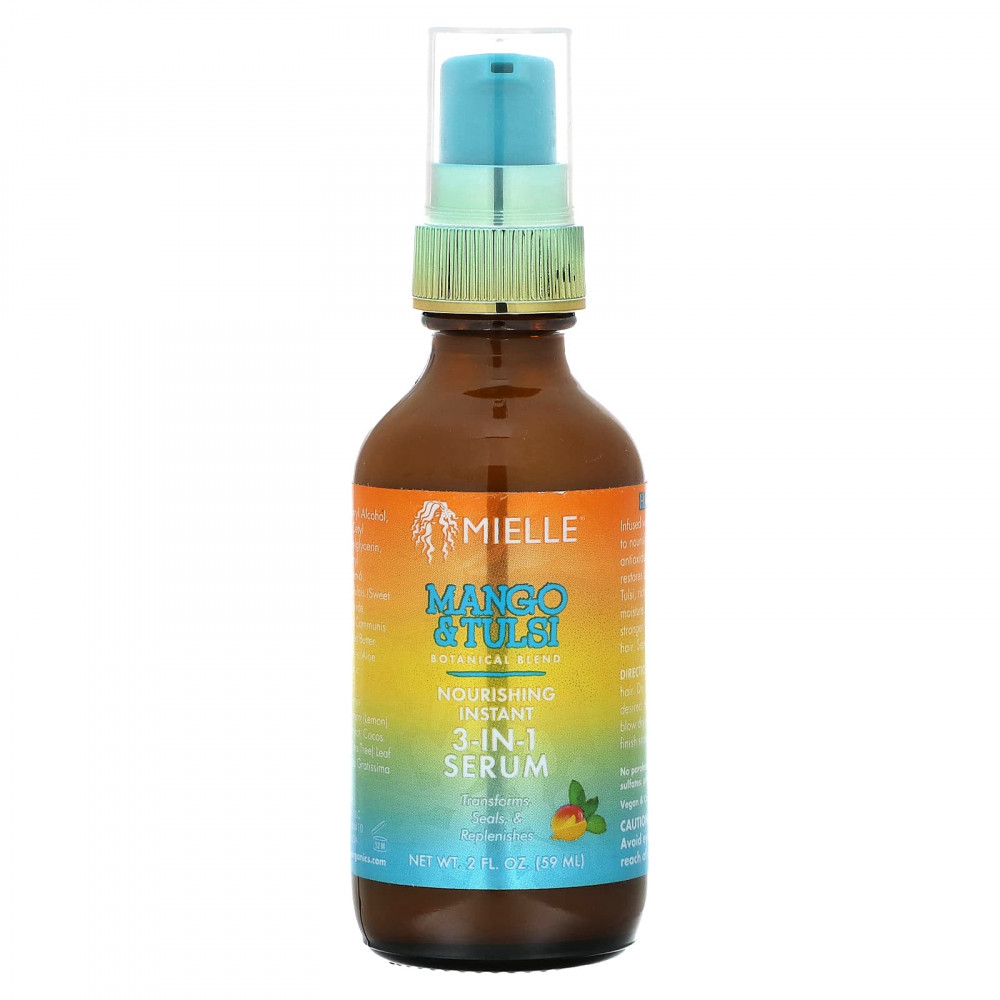 Mielle, Питательная мгновенная сыворотка 3 в 1, манго и тулси, 59 мл (2 жидк. унц.) в Москве - eco-herb.ru | изображение Mielle, Питательная мгновенная сыворотка 3 в 1, манго и тулси, 59 мл (2 жидк. унц.) в Москве - eco-herb.ru | фото