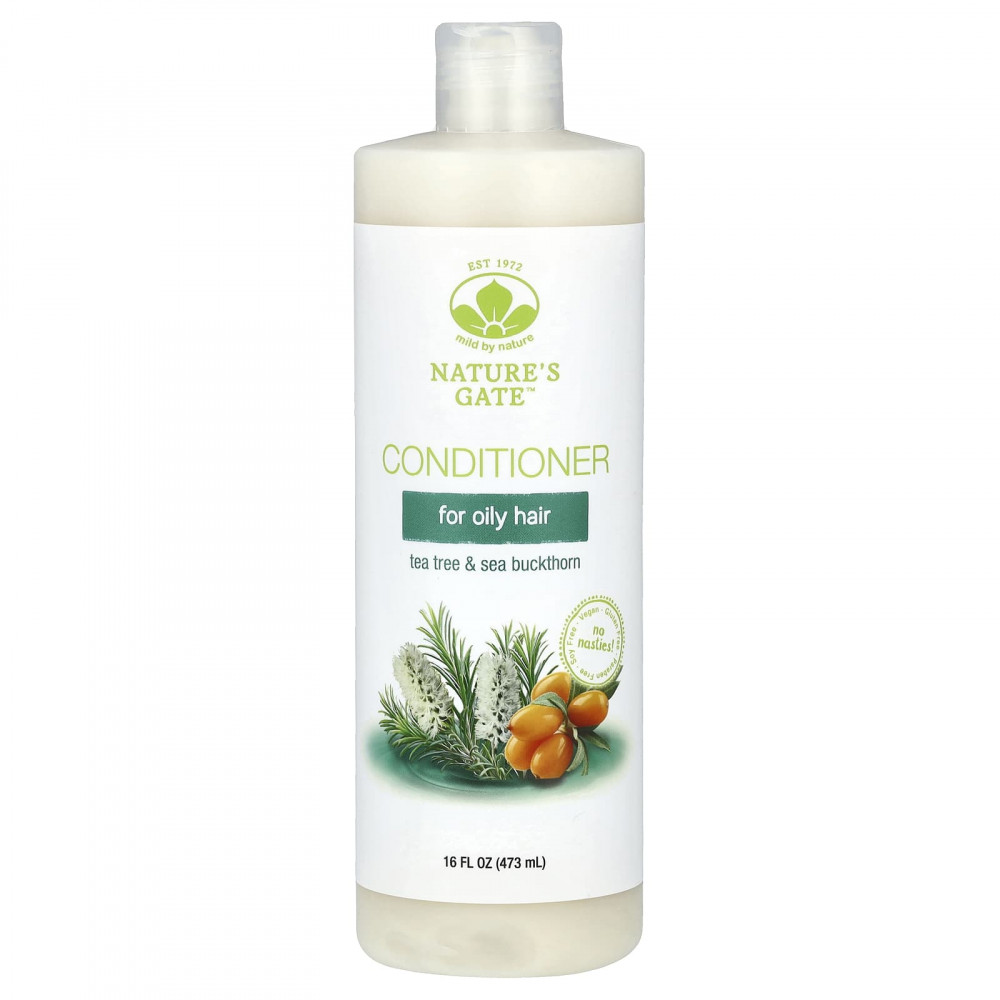 Mild By Nature, Nature's Gate, кондиционер для жирных волос, с чайным деревом и облепихой, 473 мл (16 жидк. унций) в Москве - eco-herb.ru | изображение Mild By Nature, Nature's Gate, кондиционер для жирных волос, с чайным деревом и облепихой, 473 мл (16 жидк. унций) в Москве - eco-herb.ru | фото