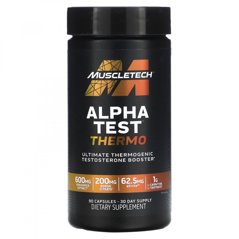 MuscleTech, AlphaTest™, термос, 90 капсул в Москве - eco-herb.ru | изображение MuscleTech, AlphaTest™, термос, 90 капсул в Москве - eco-herb.ru | фото