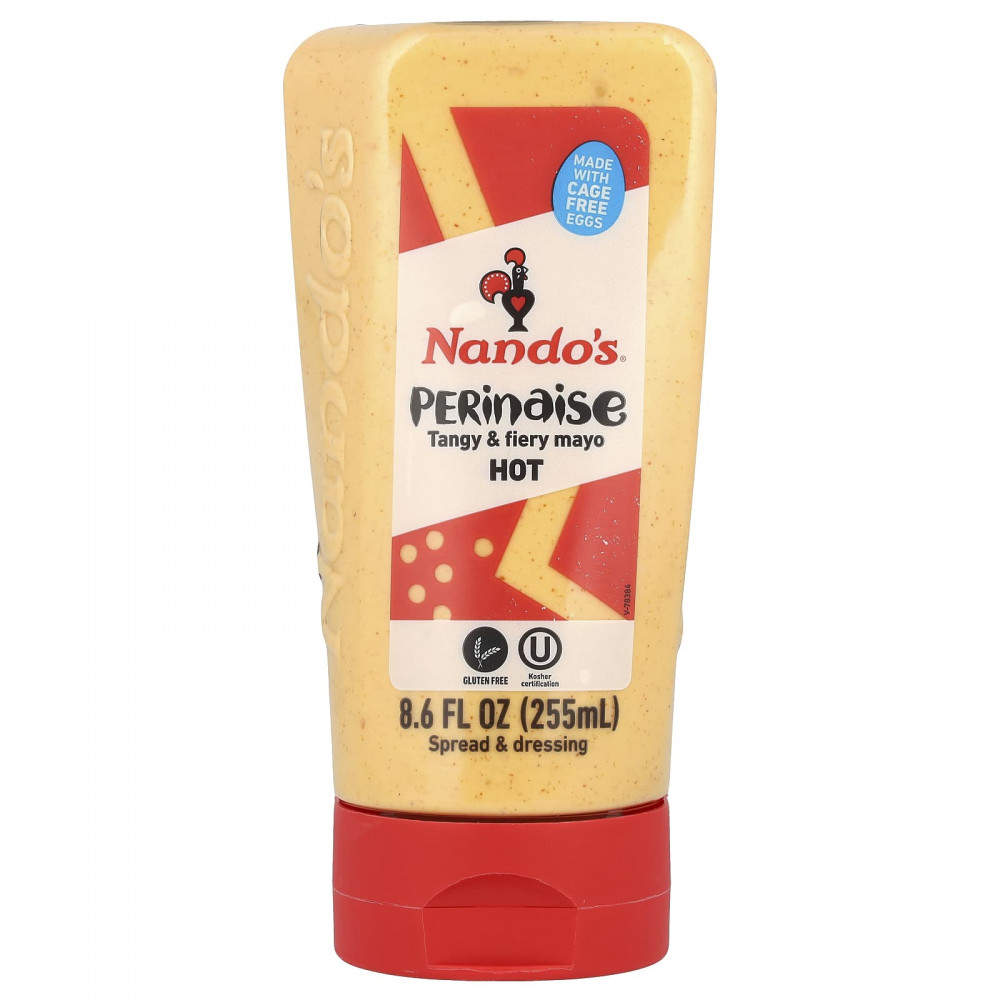 NANDO'S, Perinaise, пикантный и огненный майонез, острый, 255 мл (8,6 жидк. Унции) в Москве - eco-herb.ru | изображение NANDO'S, Perinaise, пикантный и огненный майонез, острый, 255 мл (8,6 жидк. Унции) в Москве - eco-herb.ru | фото