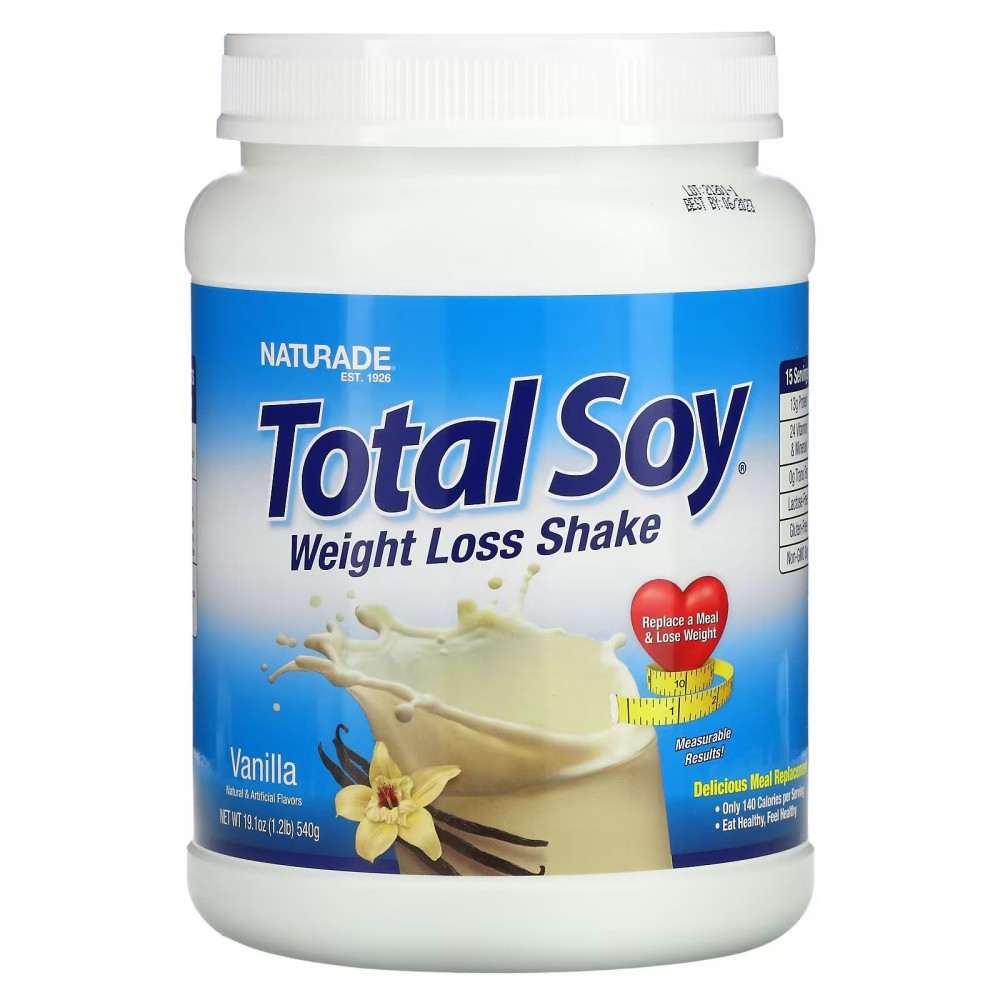 Naturade, Total Soy, коктейль для похудения, ваниль, 540 г (1,2 фунта)  купить в Москве