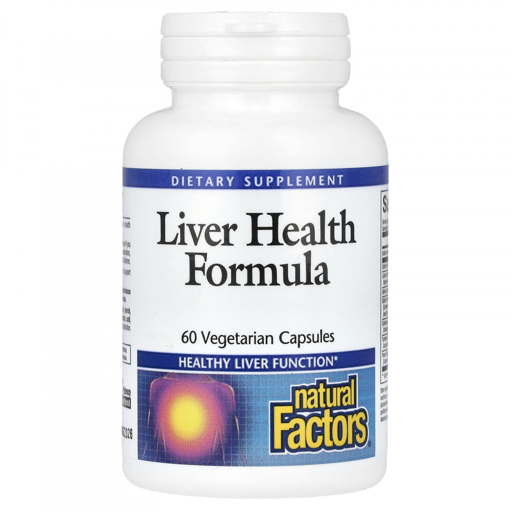Natural Factors, формула для здоровья печени, 60 вегетарианских капсул в Москве - eco-herb.ru | изображение Natural Factors, формула для здоровья печени, 60 вегетарианских капсул в Москве - eco-herb.ru | фото