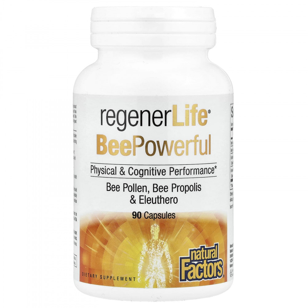 Natural Factors, RegenerLife®, BeePowerful, 90 капсул в Москве - eco-herb.ru | изображение Natural Factors, RegenerLife®, BeePowerful, 90 капсул в Москве - eco-herb.ru | фото