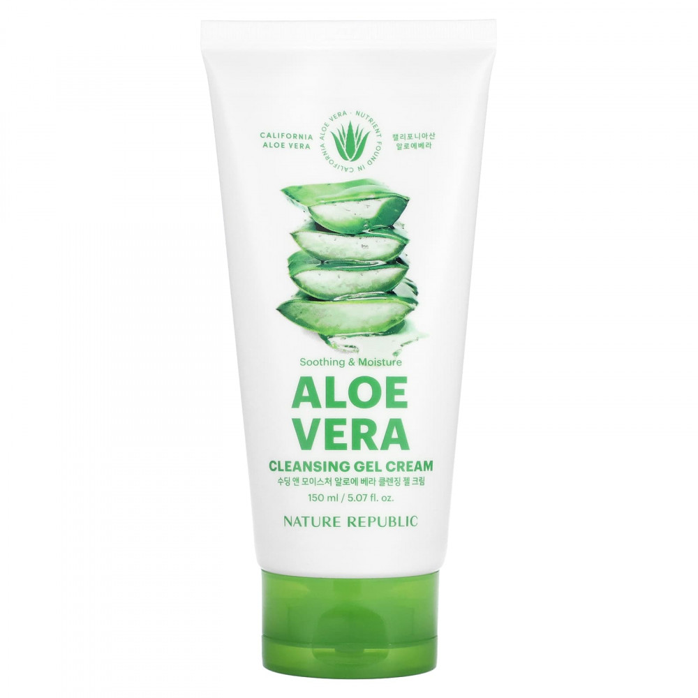 Nature Republic, Очищающий крем-гель с алоэ вера, 150 мл (5,07 жидк. унц.) (Товар снят с продажи) в Москве - eco-herb.ru | изображение Nature Republic, Очищающий крем-гель с алоэ вера, 150 мл (5,07 жидк. унц.) (Товар снят с продажи) в Москве - eco-herb.ru | фото