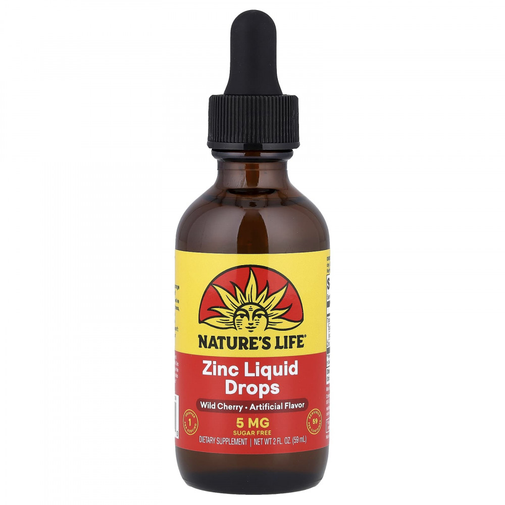 Nature's Life, жидкий цинк в каплях, дикая вишня, 59 мл (2 жидк. унции) в Москве - eco-herb.ru | изображение Nature's Life, жидкий цинк в каплях, дикая вишня, 59 мл (2 жидк. унции) в Москве - eco-herb.ru | фото