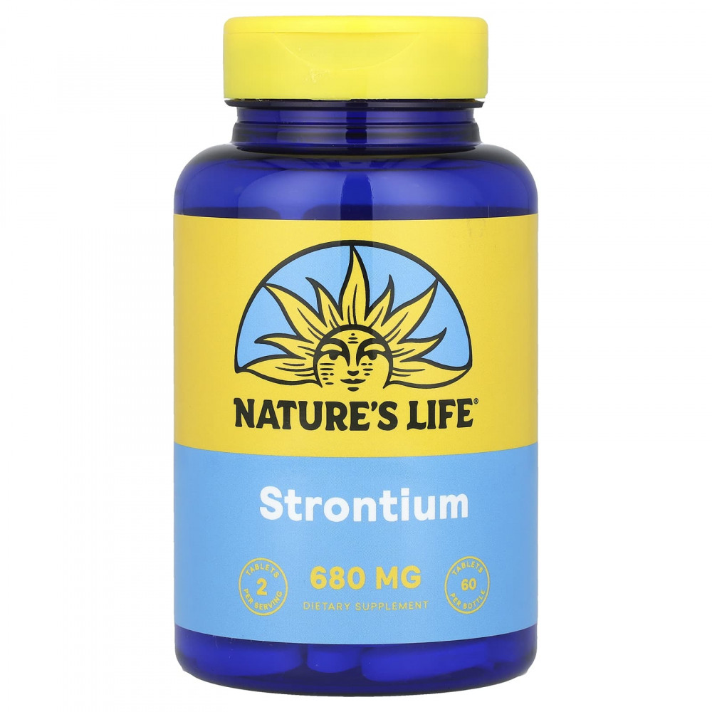 Nature's Life, Стронций, 60 таблеток (340 мг в каждой таблетке) в Москве - eco-herb.ru | изображение Nature's Life, Стронций, 60 таблеток (340 мг в каждой таблетке) в Москве - eco-herb.ru | фото