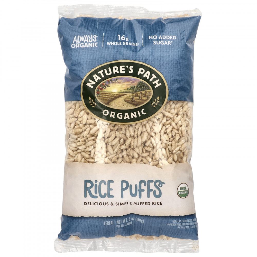 Nature's Path, Органические рисовые хлопья, 170 г (6 унций) в Москве - eco-herb.ru | изображение Nature's Path, Органические рисовые хлопья, 170 г (6 унций) в Москве - eco-herb.ru | фото