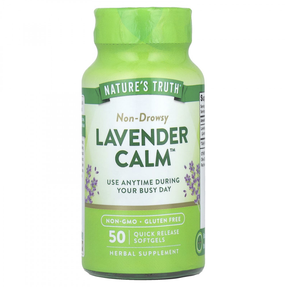 Nature's Truth, Lavender Calm ™, 50 капсул быстрого высвобождения (80 мг в каждой капсуле) в Москве - eco-herb.ru | изображение Nature's Truth, Lavender Calm ™, 50 капсул быстрого высвобождения (80 мг в каждой капсуле) в Москве - eco-herb.ru | фото