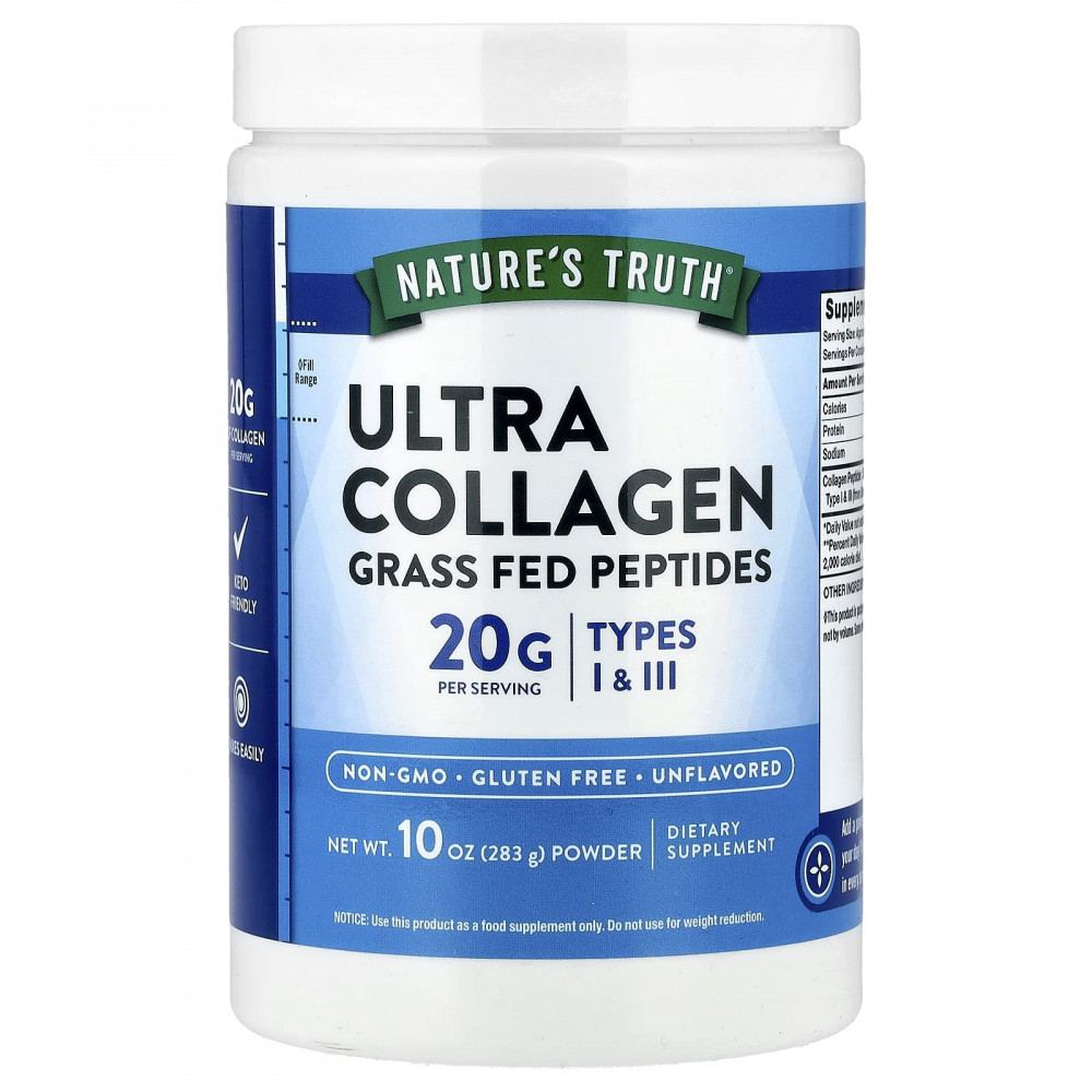Nature's Truth, Ultra Collagen Powder, без добавок, 283 г (10 унций) в Москве - eco-herb.ru | изображение Nature's Truth, Ultra Collagen Powder, без добавок, 283 г (10 унций) в Москве - eco-herb.ru | фото