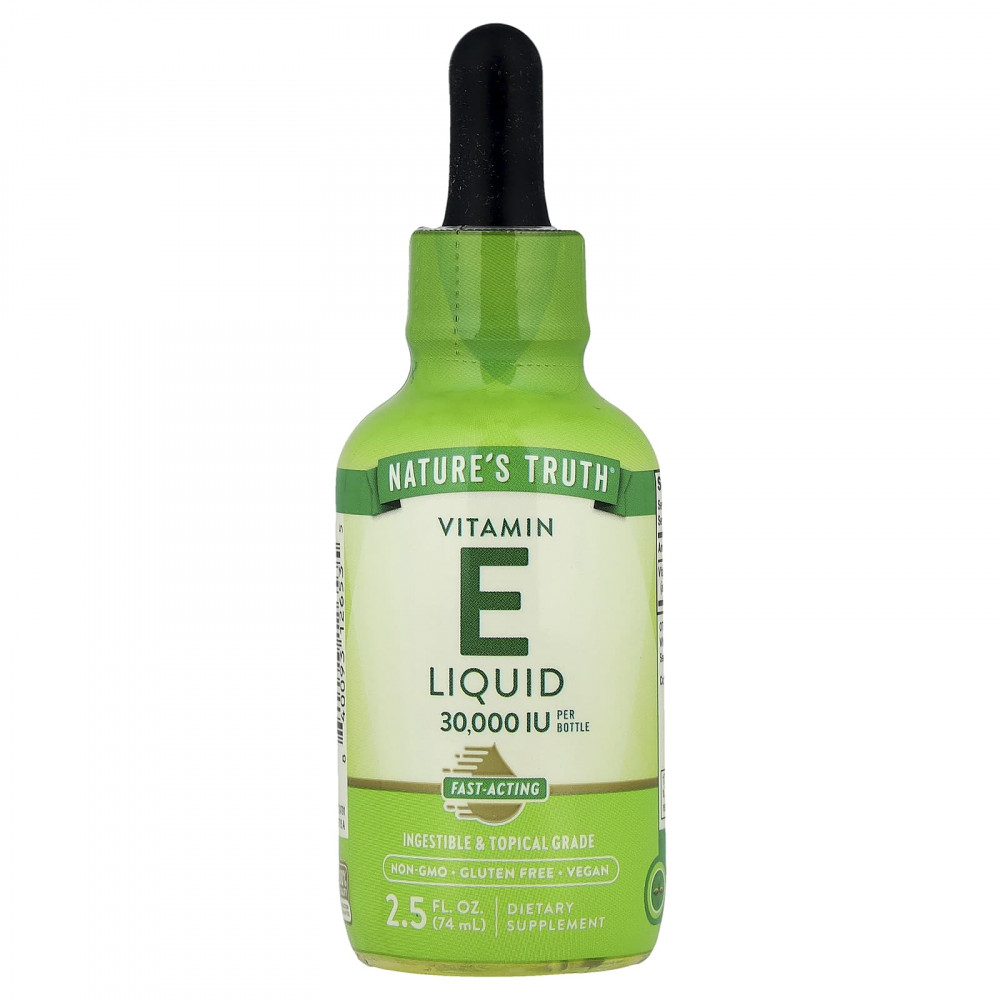 Nature's Truth, витамин E в жидкой форме, 74 мл (2,5 жидк. унции) в Москве - eco-herb.ru | изображение Nature's Truth, витамин E в жидкой форме, 74 мл (2,5 жидк. унции) в Москве - eco-herb.ru | фото