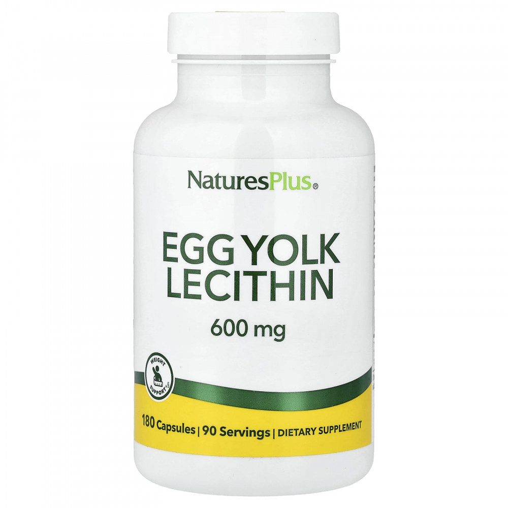 NaturesPlus, лецитин из яичного желтка, 180 капсул (300 мг в 1 капсуле) в Москве - eco-herb.ru | изображение NaturesPlus, лецитин из яичного желтка, 180 капсул (300 мг в 1 капсуле) в Москве - eco-herb.ru | фото