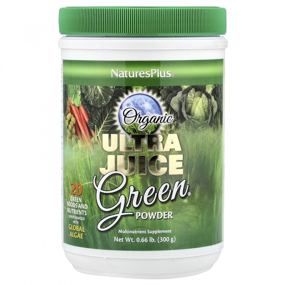 NaturesPlus, Organic Ultra Juice Green® в порошке, 300 г (0,66 фунта) в Москве - eco-herb.ru | изображение NaturesPlus, Organic Ultra Juice Green® в порошке, 300 г (0,66 фунта) в Москве - eco-herb.ru | фото