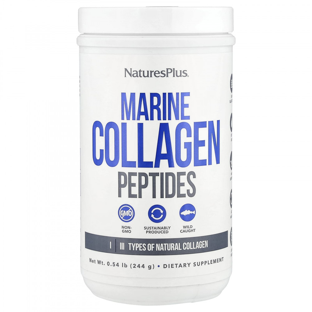 NaturesPlus, пептиды морского коллагена, 244 г (0,54 фунта) в Москве - eco-herb.ru | изображение NaturesPlus, пептиды морского коллагена, 244 г (0,54 фунта) в Москве - eco-herb.ru | фото
