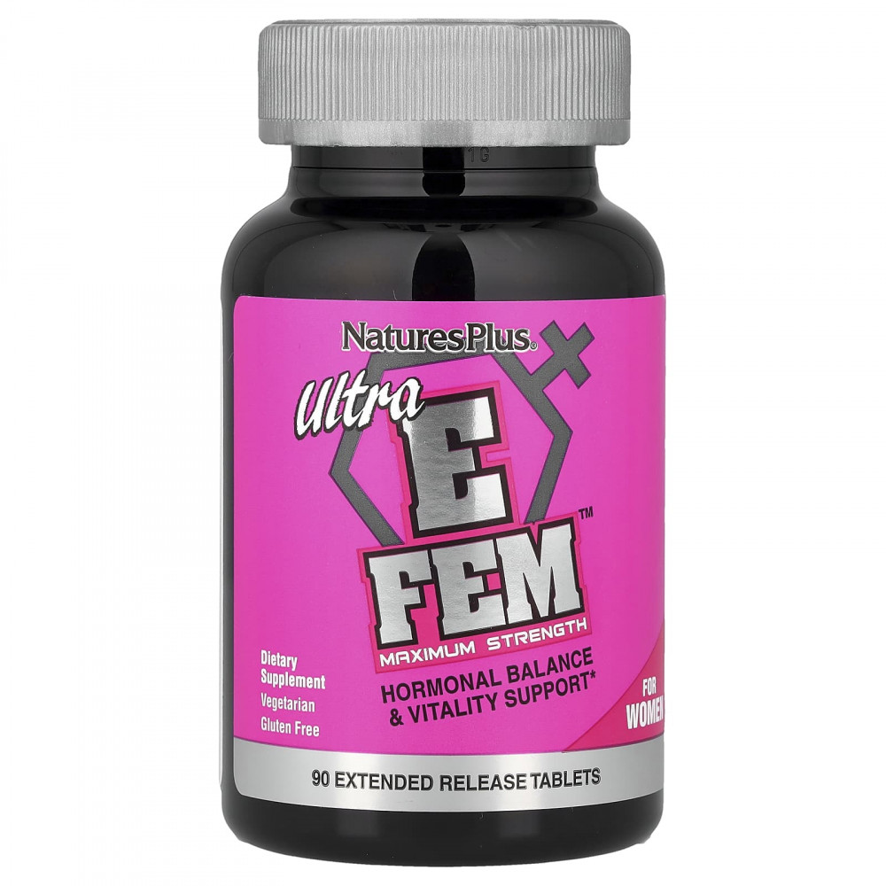 NaturesPlus, Ultra E Fem™ для женщин, максимальная сила действия, 90 таблеток с замедленным высвобождением в Москве - eco-herb.ru | изображение NaturesPlus, Ultra E Fem™ для женщин, максимальная сила действия, 90 таблеток с замедленным высвобождением в Москве - eco-herb.ru | фото