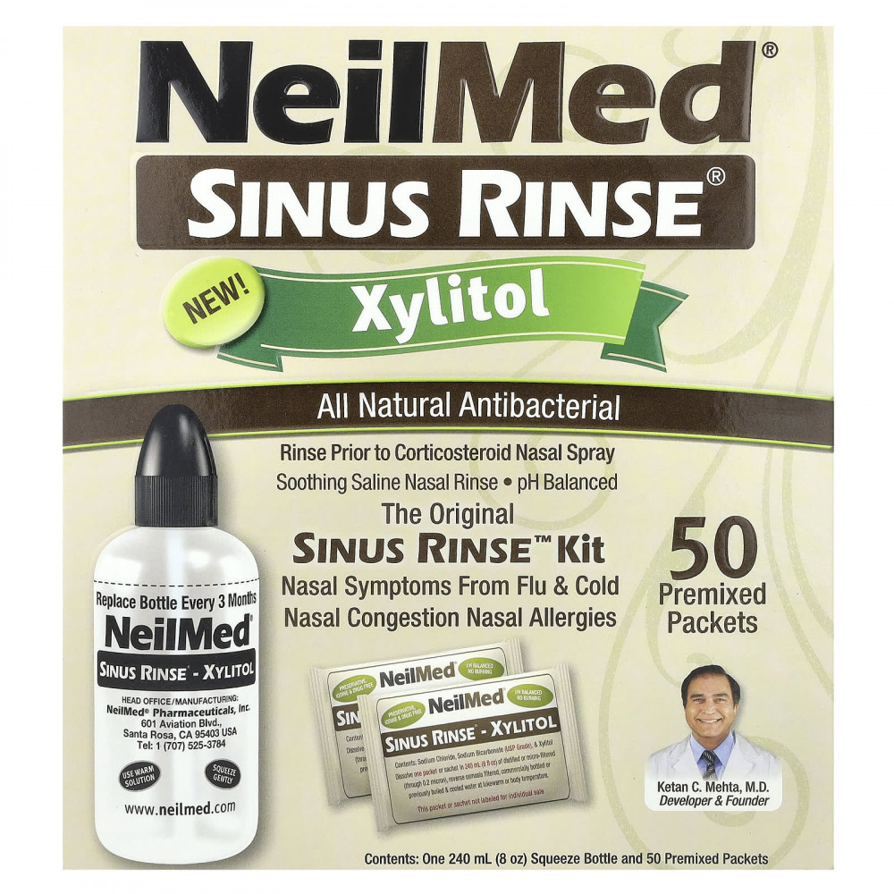 NeilMed, Sinus Rinse®, ксилитол, набор Sinus Rinse™, набор из 2 предметов в Москве - eco-herb.ru | изображение NeilMed, Sinus Rinse®, ксилитол, набор Sinus Rinse™, набор из 2 предметов в Москве - eco-herb.ru | фото