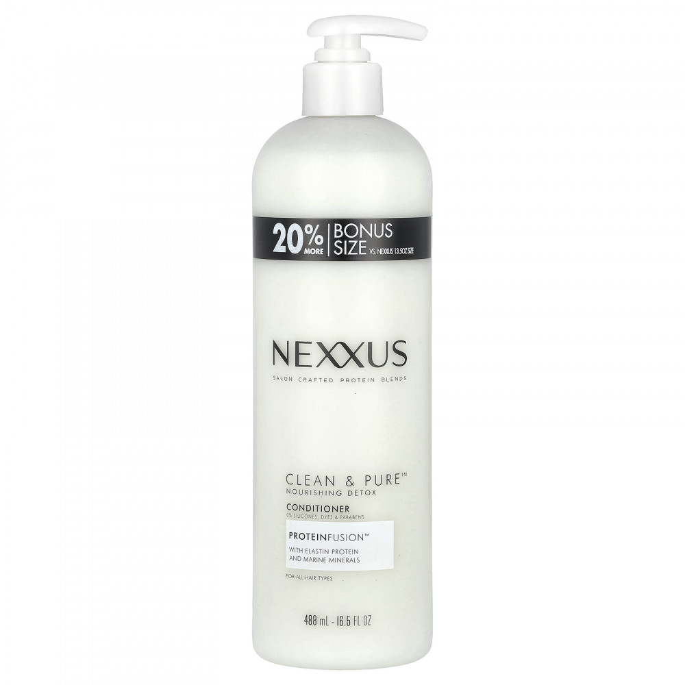 Nexxus, Clean & Pure ™, питательный кондиционер для выведения токсинов, для всех типов волос, 488 мл (16,5 жидк. унц.) в Москве - eco-herb.ru | изображение Nexxus, Clean & Pure ™, питательный кондиционер для выведения токсинов, для всех типов волос, 488 мл (16,5 жидк. унц.) в Москве - eco-herb.ru | фото