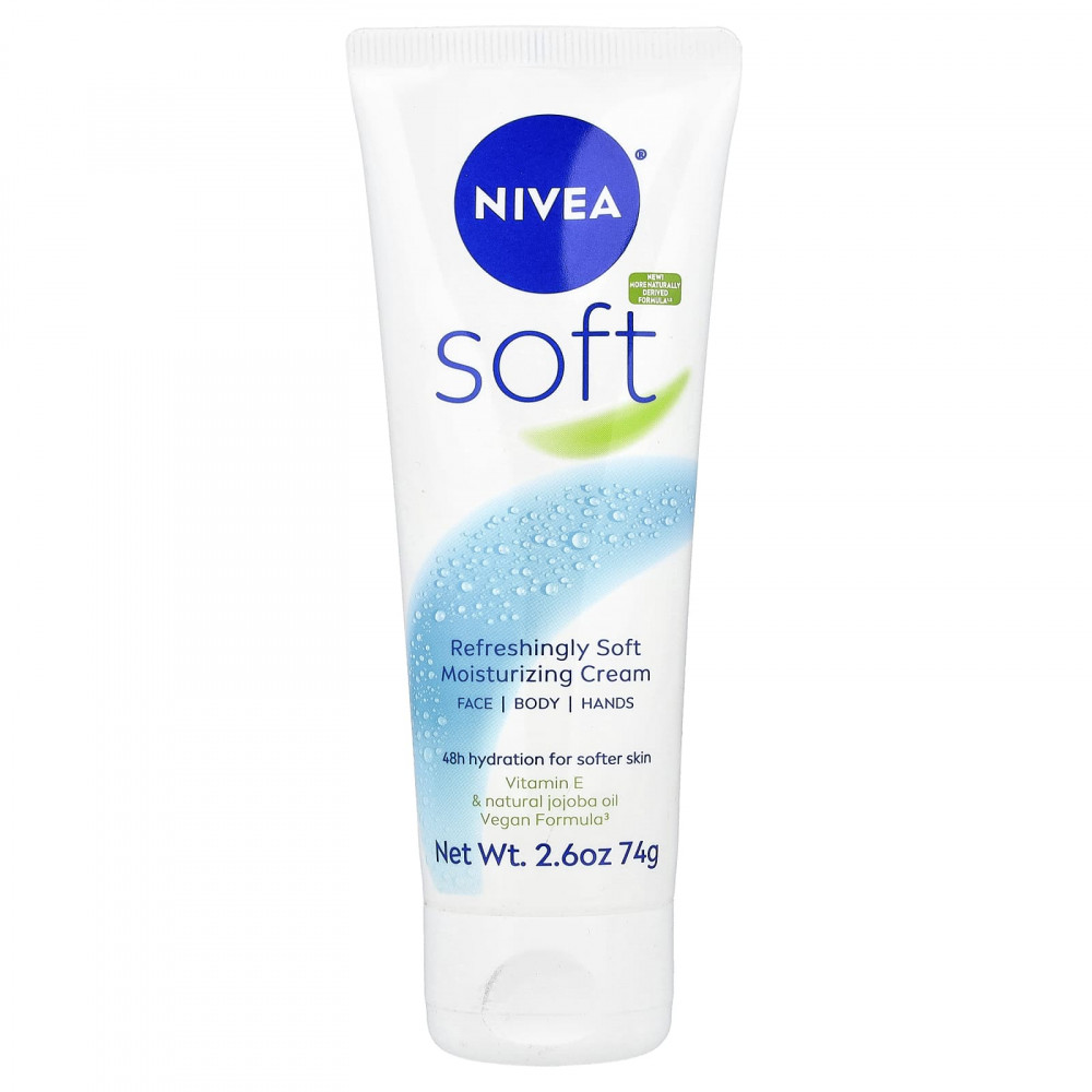 Nivea, Освежающий мягкий увлажняющий крем, 74 г (2,6 унции) в Москве - eco-herb.ru | изображение Nivea, Освежающий мягкий увлажняющий крем, 74 г (2,6 унции) в Москве - eco-herb.ru | фото