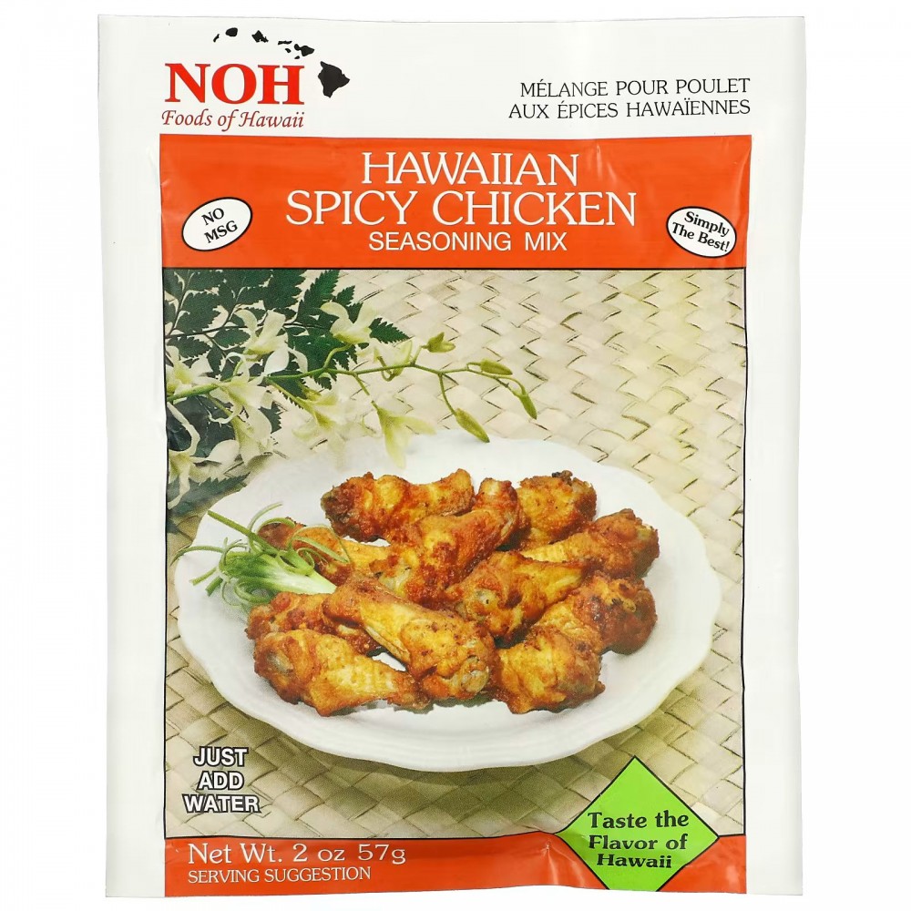 NOH Foods of Hawaii, Гавайская пряная смесь для курицы, 57 г (2 унции) в Москве - eco-herb.ru | фото