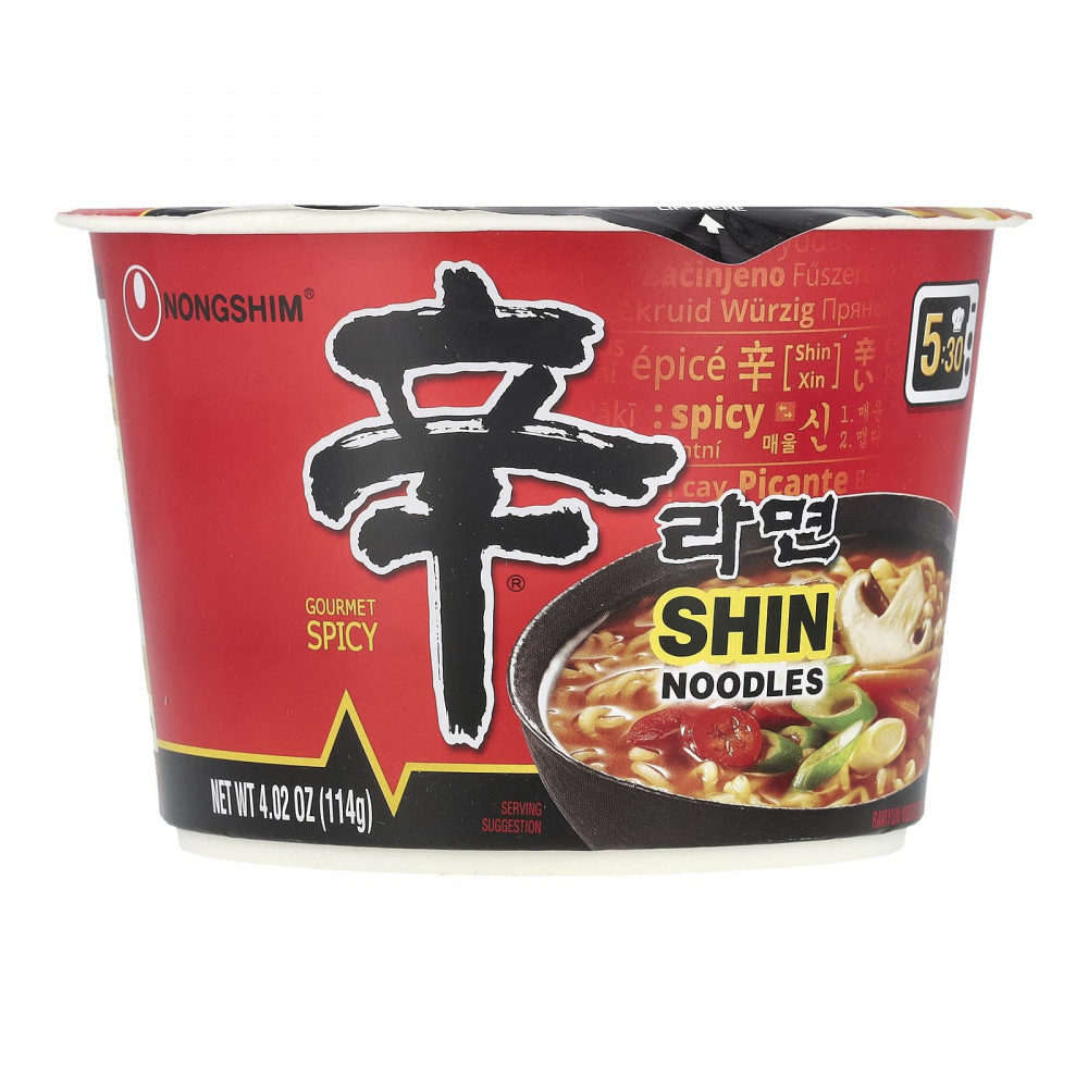 Nongshim, Shin Noodles, Gourmet Spicy, 114 г (4,02 унции) в Москве - eco-herb.ru | изображение Nongshim, Shin Noodles, Gourmet Spicy, 114 г (4,02 унции) в Москве - eco-herb.ru | фото