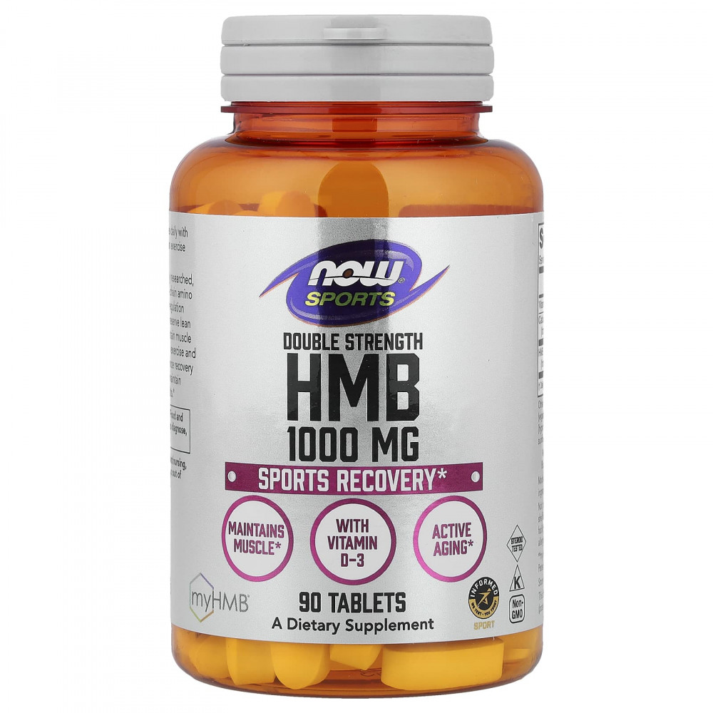 NOW Foods, Sports, HMB с витамином D3, 90 таблеток (1000 мг в 1 таблетке) в Москве - eco-herb.ru | изображение NOW Foods, Sports, HMB с витамином D3, 90 таблеток (1000 мг в 1 таблетке) в Москве - eco-herb.ru | фото