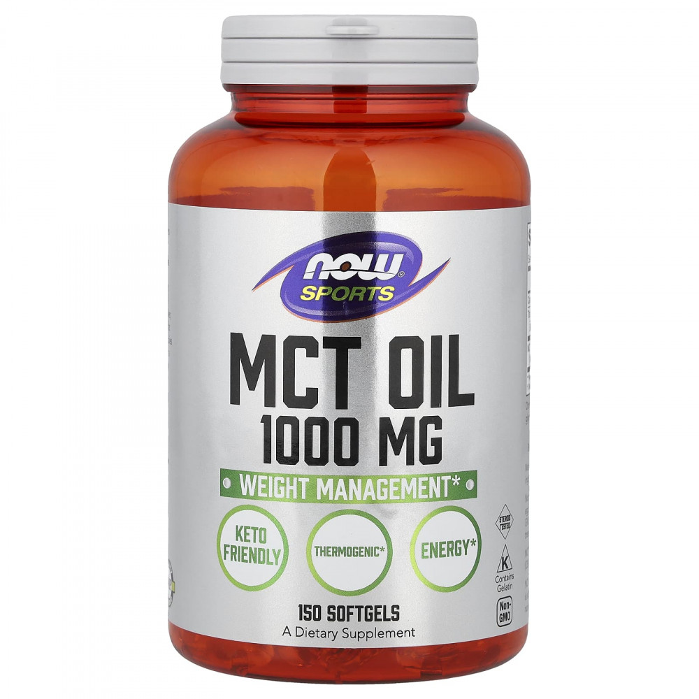 NOW Foods, Sports, масло MCT, 1000 мг, 150 капсул в Москве - eco-herb.ru | изображение NOW Foods, Sports, масло MCT, 1000 мг, 150 капсул в Москве - eco-herb.ru | фото