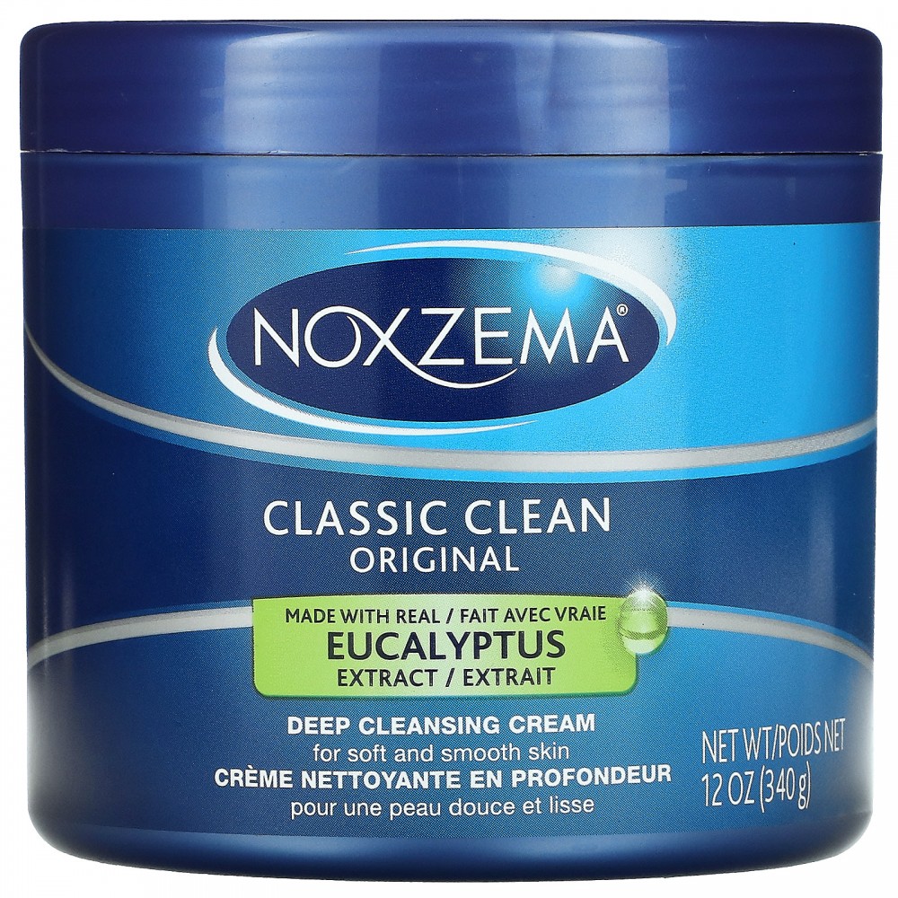 Noxzema, Classic Clean, Оригинальный крем для глубокого очищения, эвкалипт,  12 унций (340 г)