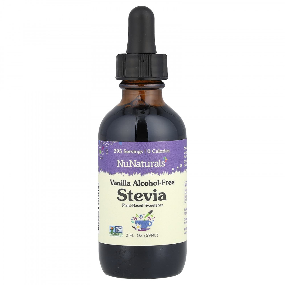 NuNaturals, стевия, без спирта, с ванильным вкусом, 59 мл (2 жидк. унции) в Москве - eco-herb.ru | изображение NuNaturals, стевия, без спирта, с ванильным вкусом, 59 мл (2 жидк. унции) в Москве - eco-herb.ru | фото
