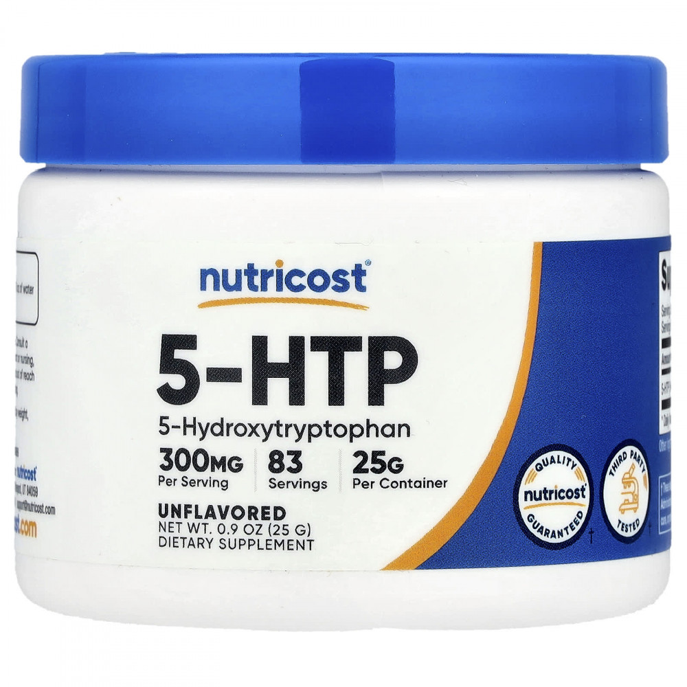 Nutricost, 5-HTP, без добавок, 25 г (0,9 унции) в Москве - eco-herb.ru | изображение Nutricost, 5-HTP, без добавок, 25 г (0,9 унции) в Москве - eco-herb.ru | фото