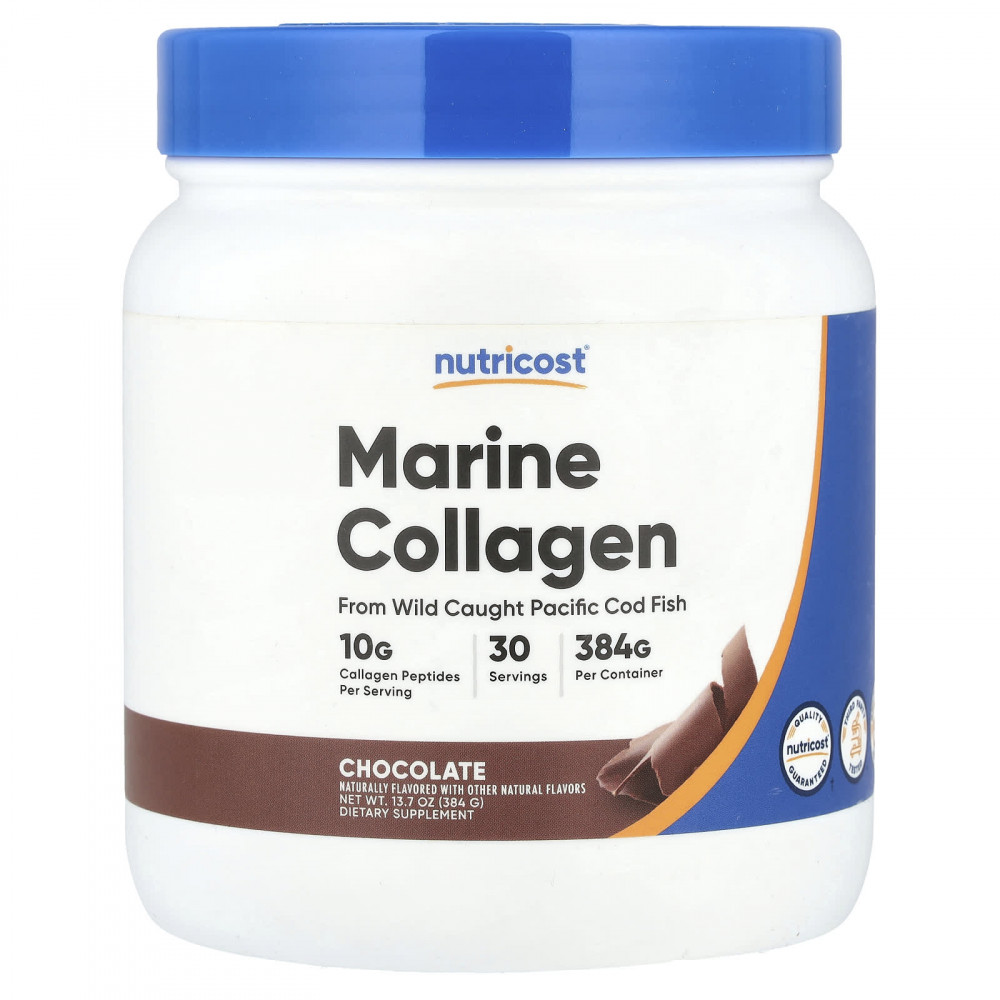 Nutricost, Морской коллаген, шоколад, 384 г (13,7 унции) в Москве - eco-herb.ru | изображение Nutricost, Морской коллаген, шоколад, 384 г (13,7 унции) в Москве - eco-herb.ru | фото