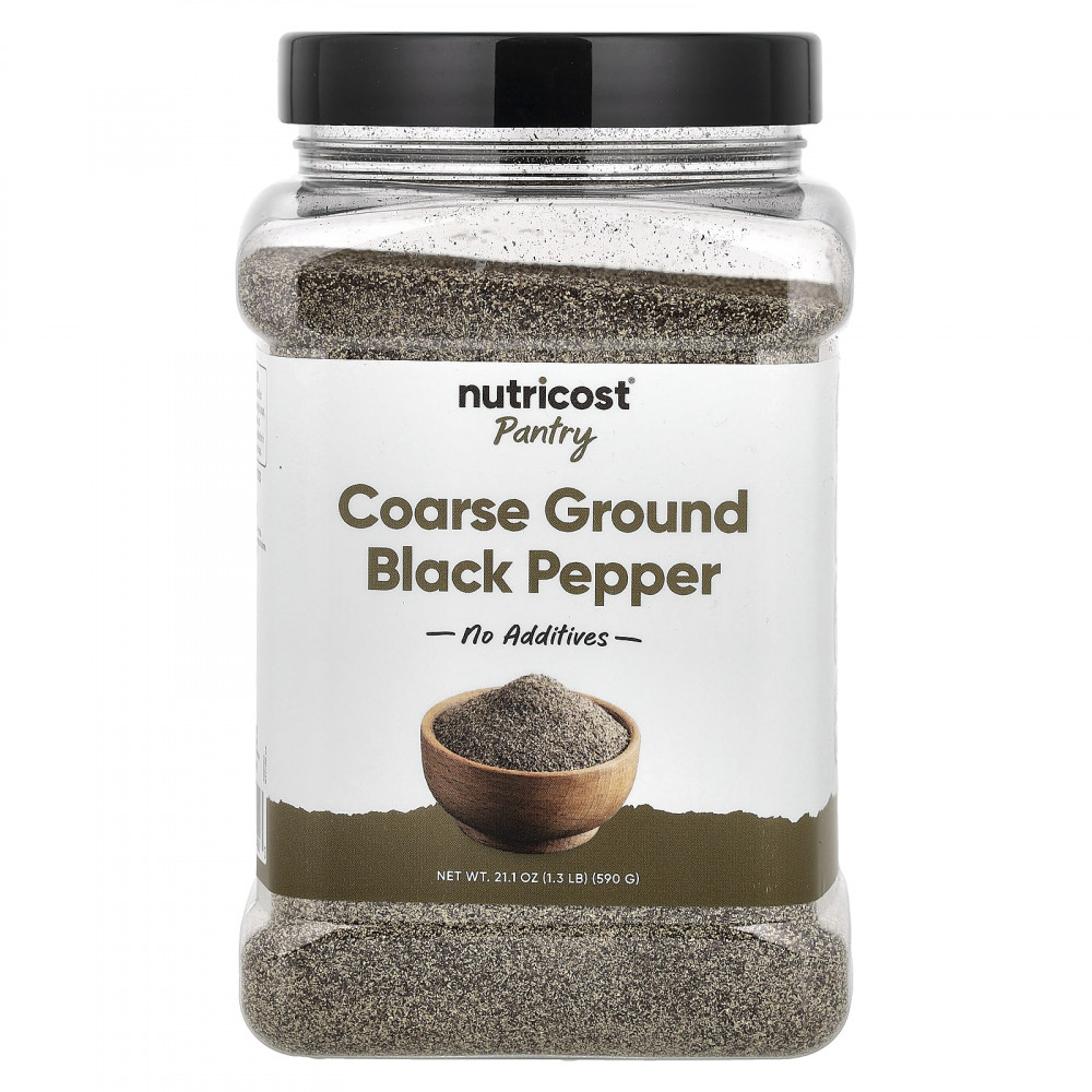 Nutricost, Pantry, крупный молотый черный перец, 590 г (21,1 унции) в Москве - eco-herb.ru | изображение Nutricost, Pantry, крупный молотый черный перец, 590 г (21,1 унции) в Москве - eco-herb.ru | фото