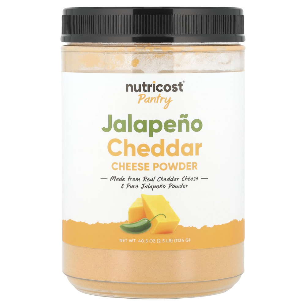 Nutricost, Pantry, порошок из сыра халапеньо и чеддер, 1134 г (40,5 унции) в Москве - eco-herb.ru | изображение Nutricost, Pantry, порошок из сыра халапеньо и чеддер, 1134 г (40,5 унции) в Москве - eco-herb.ru | фото