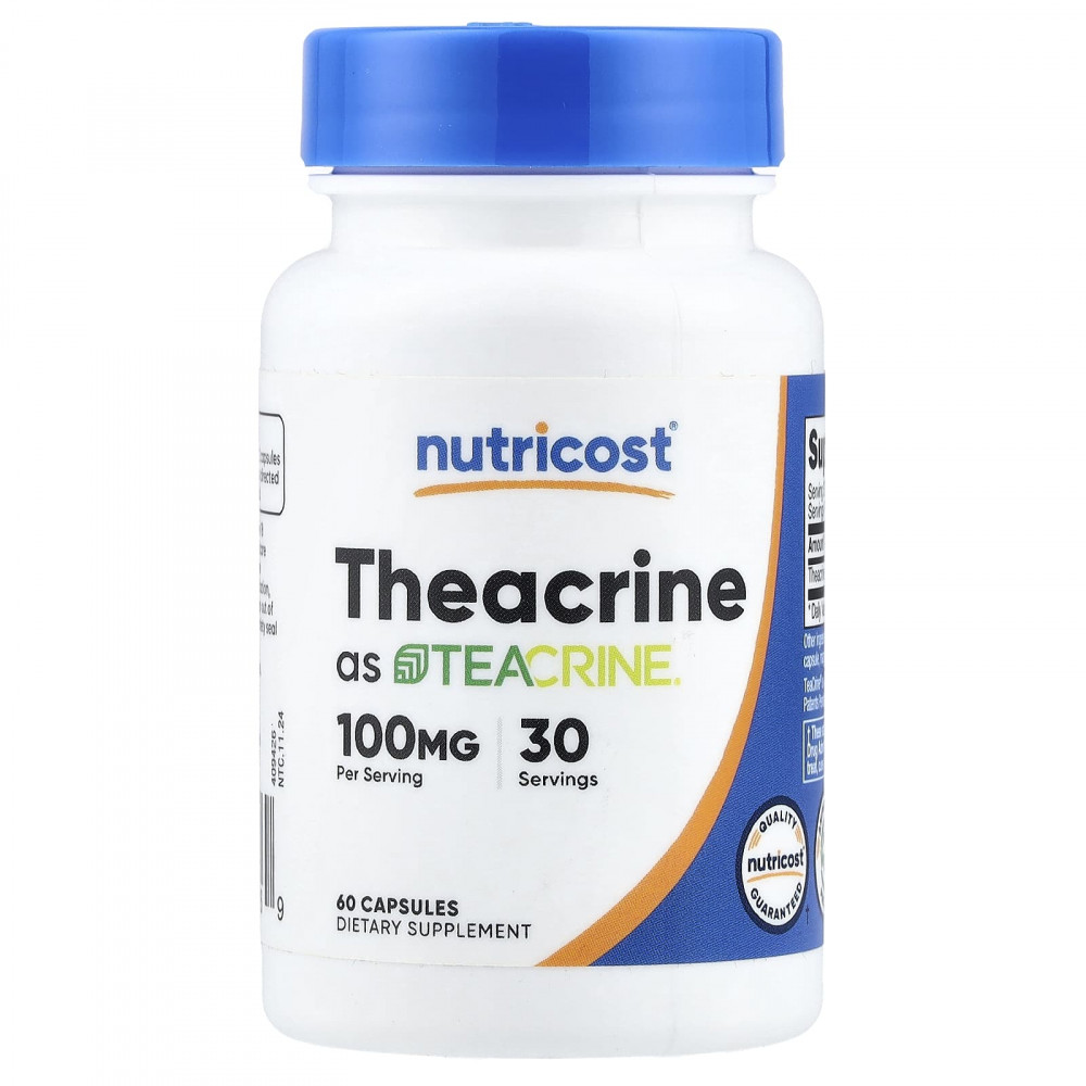 Nutricost, Theacrine as Teacrine®, 60 капсул (50 мг в 1 капсуле) в Москве - eco-herb.ru | изображение Nutricost, Theacrine as Teacrine®, 60 капсул (50 мг в 1 капсуле) в Москве - eco-herb.ru | фото