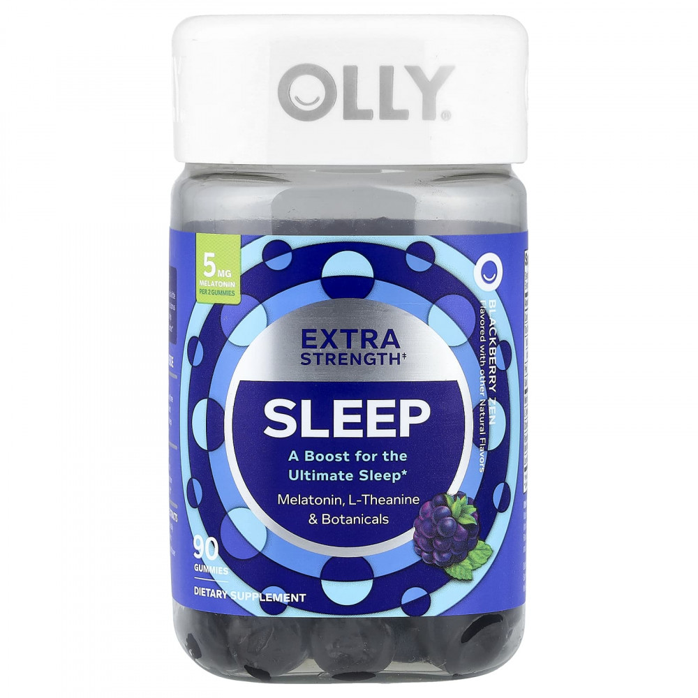 OLLY, жевательные таблетки для сна, со вкусом ежевики, 90 жевательных таблеток в Москве - eco-herb.ru | изображение OLLY, жевательные таблетки для сна, со вкусом ежевики, 90 жевательных таблеток в Москве - eco-herb.ru | фото