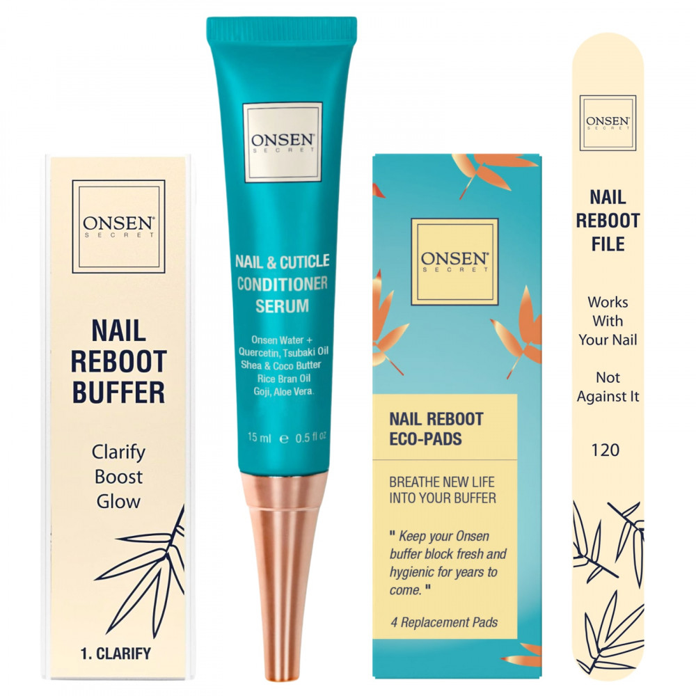 Onsen Secret, Набор для перезагрузки ногтей, 4 шт. в Москве - eco-herb.ru | изображение Onsen Secret, Набор для перезагрузки ногтей, 4 шт. в Москве - eco-herb.ru | фото