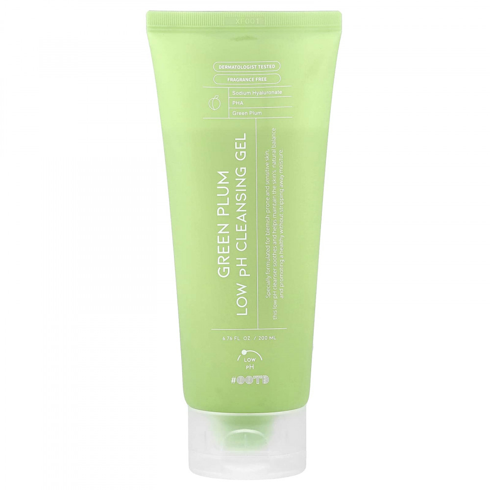 OOTD, Очищающий гель Green Plum с низким уровнем pH, без отдушек, 200 мл (6,67 жидк. Унции) в Москве - eco-herb.ru | изображение OOTD, Очищающий гель Green Plum с низким уровнем pH, без отдушек, 200 мл (6,67 жидк. Унции) в Москве - eco-herb.ru | фото