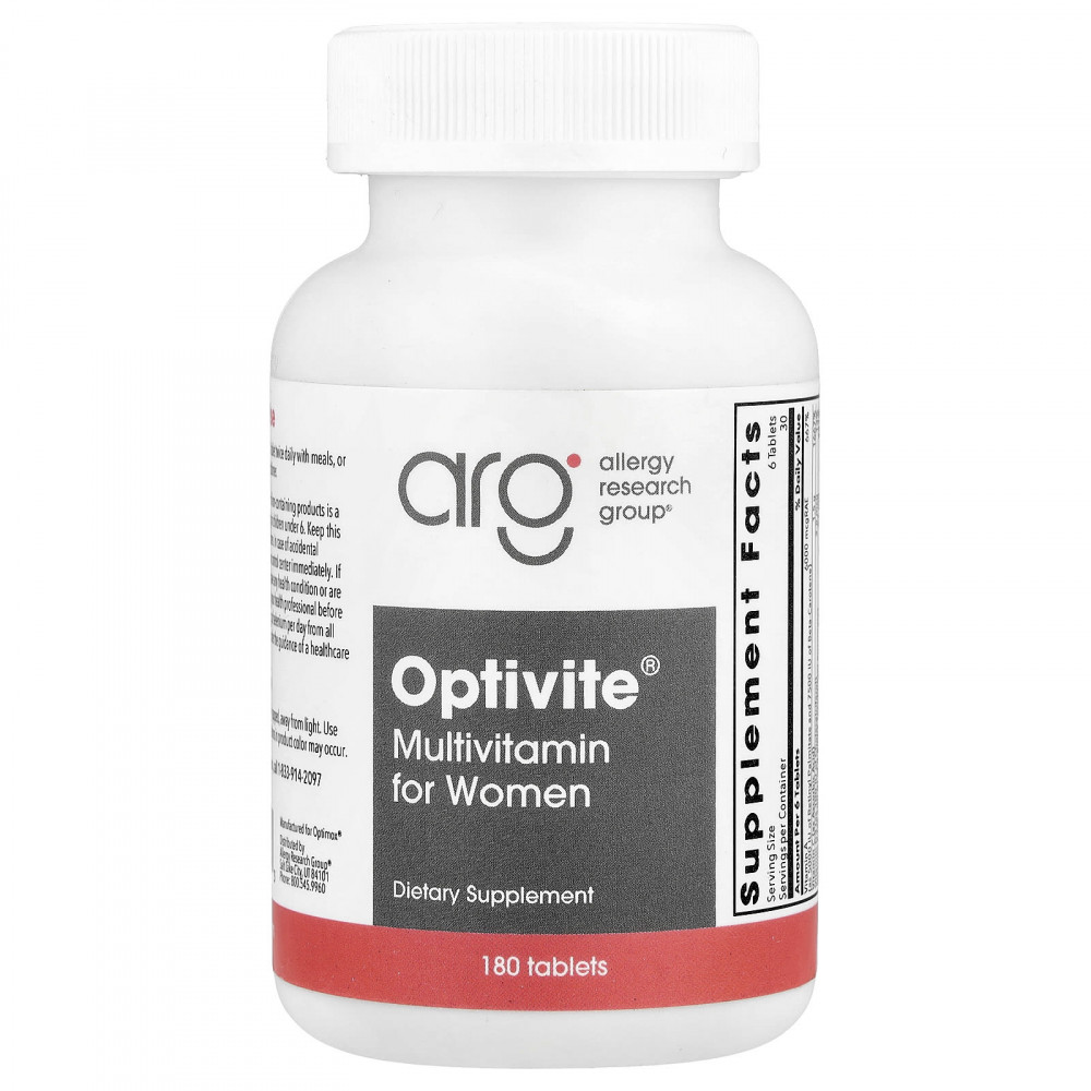 Optimox, мультивитамины Optivite® для женщин, 180 таблеток в Москве - eco-herb.ru | изображение Optimox, мультивитамины Optivite® для женщин, 180 таблеток в Москве - eco-herb.ru | фото