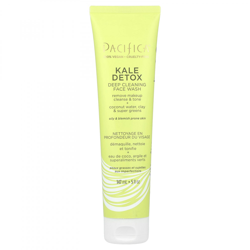 Pacifica, Kale Detox, глубоко очищающее средство для умывания, 147 мл (5 жидк. унц.) в Москве - eco-herb.ru | изображение Pacifica, Kale Detox, глубоко очищающее средство для умывания, 147 мл (5 жидк. унц.) в Москве - eco-herb.ru | фото