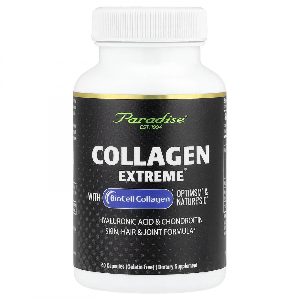 Paradise Herbs, Collagen Extreme® с коллагеном BioCell Collagen®, OptiMSM® и Nature's C®, 60 капсул в Москве - eco-herb.ru | изображение Paradise Herbs, Collagen Extreme® с коллагеном BioCell Collagen®, OptiMSM® и Nature's C®, 60 капсул в Москве - eco-herb.ru | фото