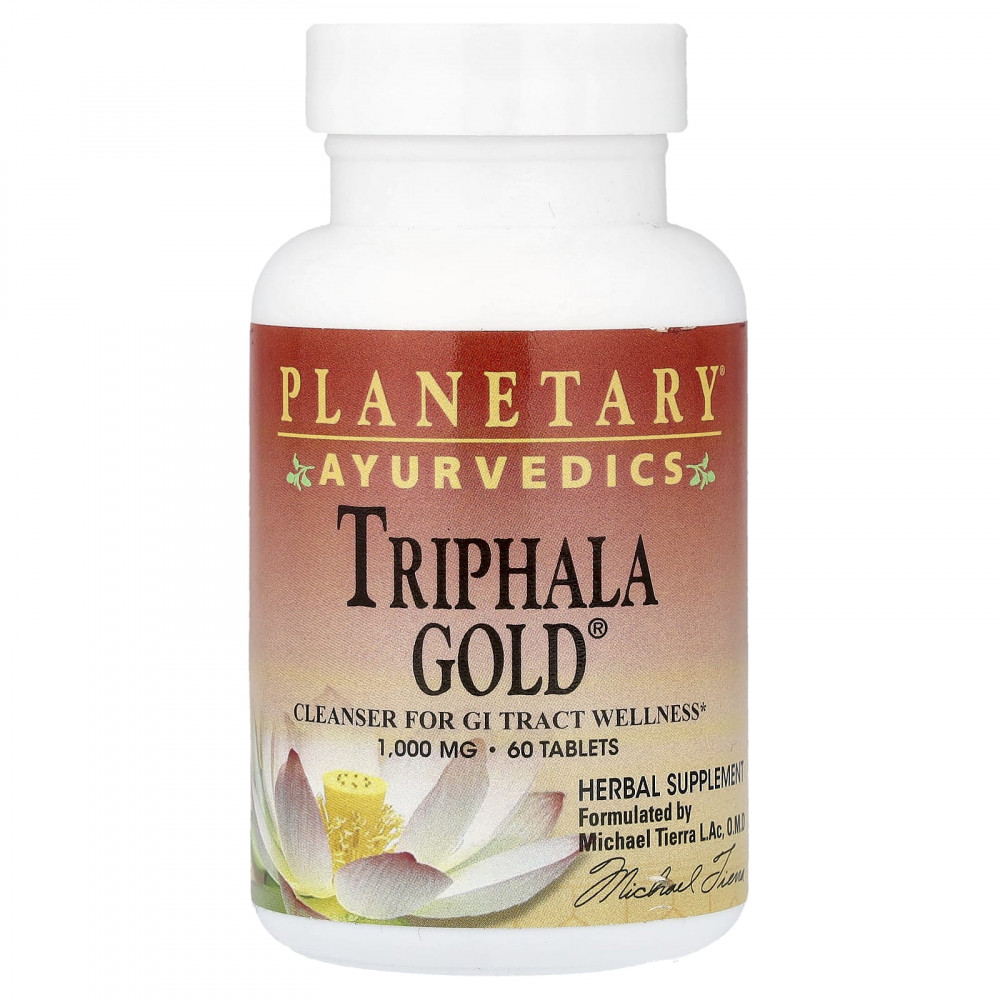 Planetary Herbals, Ayurvedics, Triphala Gold®, 60 таблеток в Москве - eco-herb.ru | изображение Planetary Herbals, Ayurvedics, Triphala Gold®, 60 таблеток в Москве - eco-herb.ru | фото