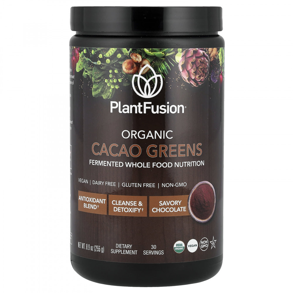 PlantFusion, Органическая зелень какао, 255 г (8,9 унции) в Москве - eco-herb.ru | изображение PlantFusion, Органическая зелень какао, 255 г (8,9 унции) в Москве - eco-herb.ru | фото