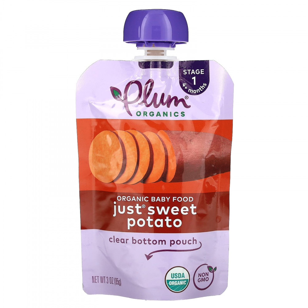 Plum Organics, органическое детское питание, для детей от 4 месяцев, Just Батат, 85 г (3 унции) (Товар снят с продажи) в Москве - eco-herb.ru | изображение Plum Organics, органическое детское питание, для детей от 4 месяцев, Just Батат, 85 г (3 унции) (Товар снят с продажи) в Москве - eco-herb.ru | фото