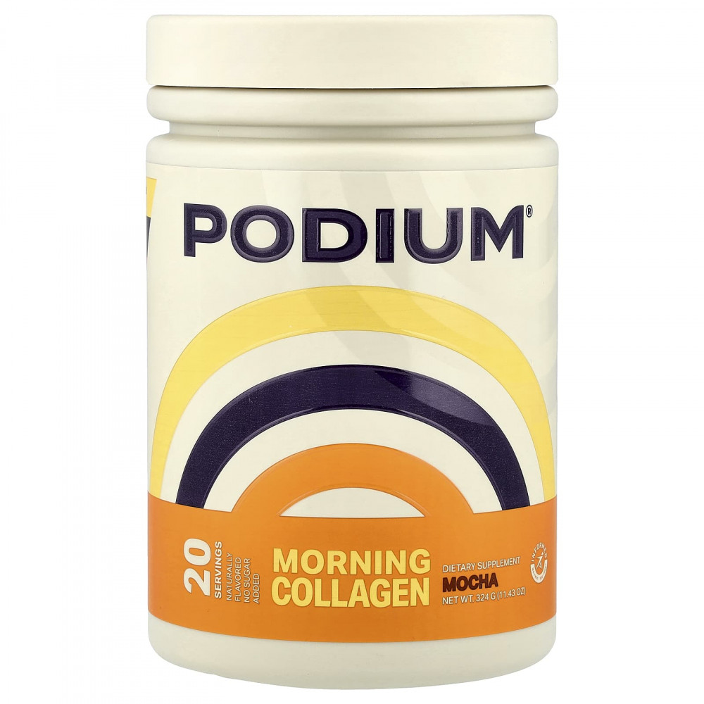 Podium Nutrition, утренний коллаген, со вкусом мокко, 324 г (11,43 унции) в Москве - eco-herb.ru | изображение Podium Nutrition, утренний коллаген, со вкусом мокко, 324 г (11,43 унции) в Москве - eco-herb.ru | фото