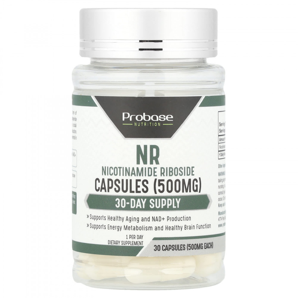 Probase Nutrition, NR, 500 мг, 30 капсул в Москве - eco-herb.ru | изображение Probase Nutrition, NR, 500 мг, 30 капсул в Москве - eco-herb.ru | фото