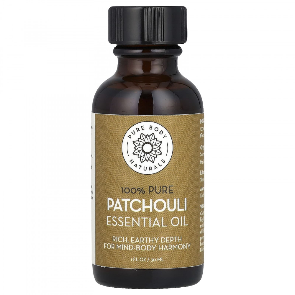 Pure Body Naturals, 100% чистое эфирное масло, пачули, 30 мл (1 жидк. унц.) в Москве - eco-herb.ru | изображение Pure Body Naturals, 100% чистое эфирное масло, пачули, 30 мл (1 жидк. унц.) в Москве - eco-herb.ru | фото