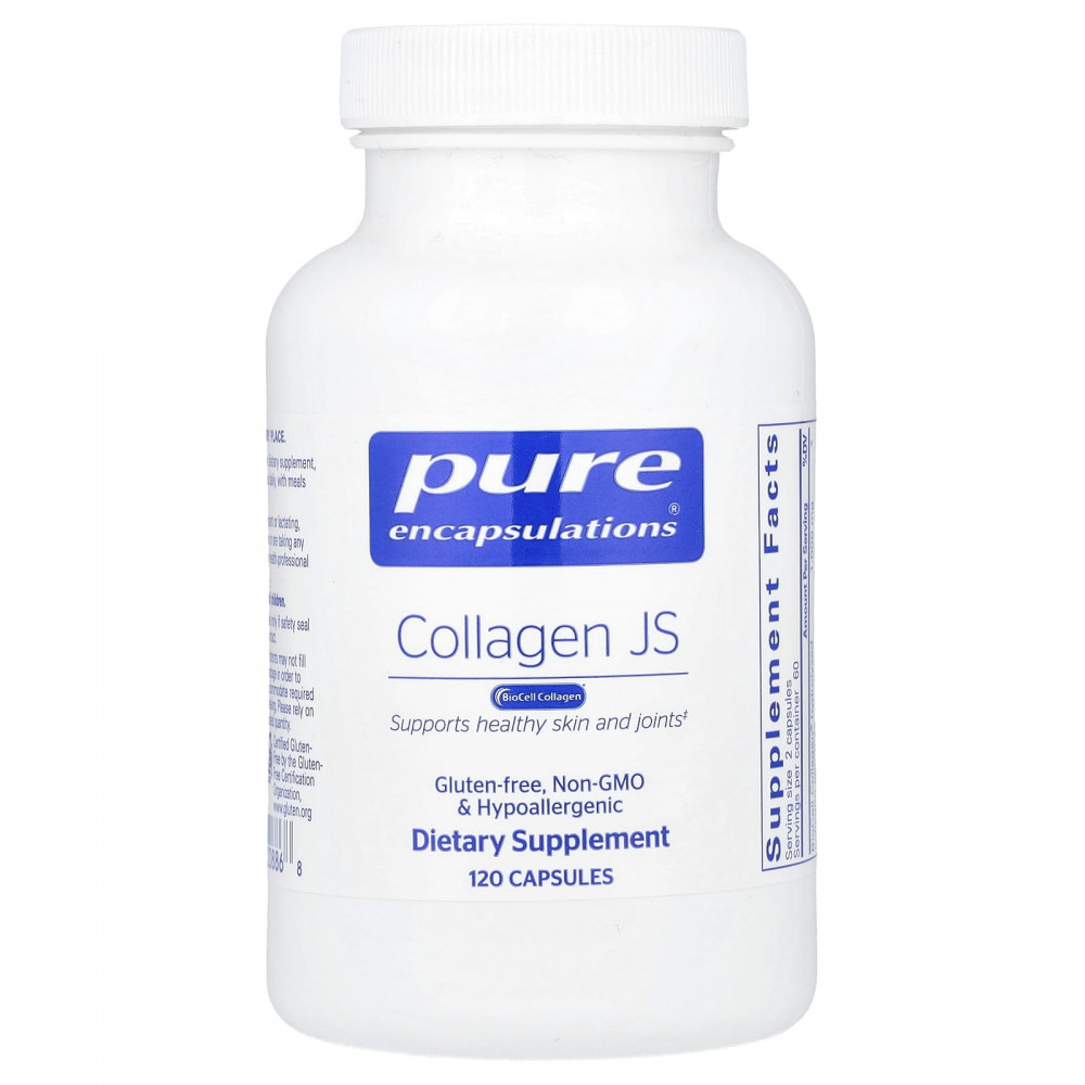 Pure Encapsulations, Collagen JS, 120 капсул (500 мг в каждой капсуле) в Москве - eco-herb.ru | изображение Pure Encapsulations, Collagen JS, 120 капсул (500 мг в каждой капсуле) в Москве - eco-herb.ru | фото