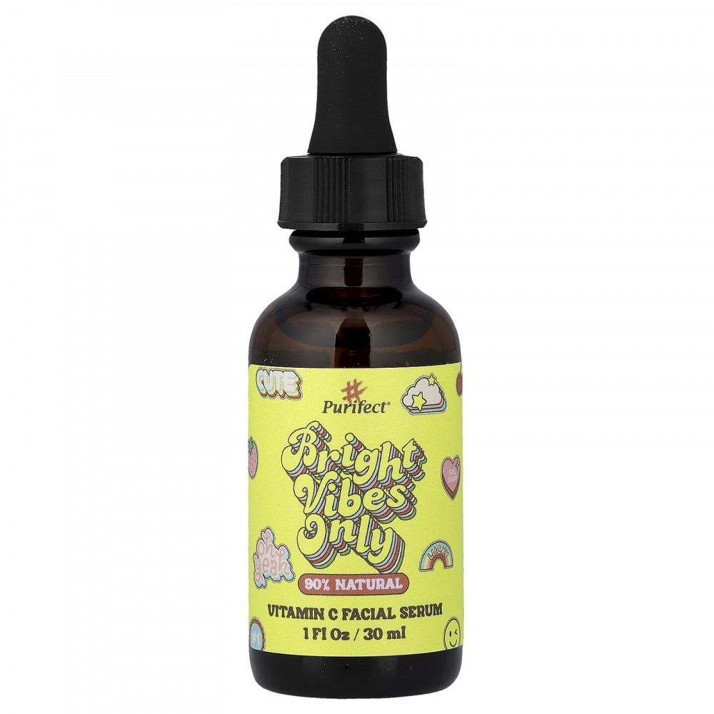 Purifect, Bright Vibes Only, сыворотка для лица с витамином C, 30 мл (1 жидк. унция) в Москве - eco-herb.ru | изображение Purifect, Bright Vibes Only, сыворотка для лица с витамином C, 30 мл (1 жидк. унция) в Москве - eco-herb.ru | фото