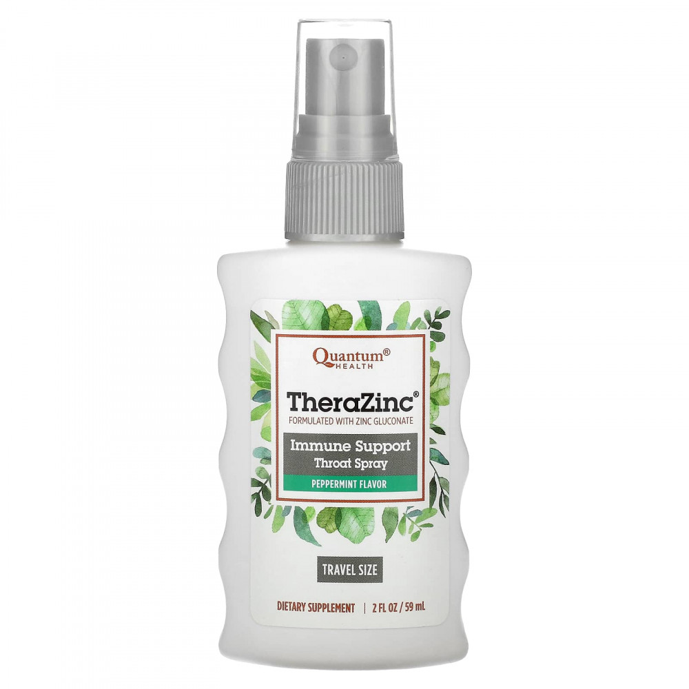 Quantum Health, TheraZinc, спрей для иммунной поддержки горла, перечная мята, 7,4 мг, 59 мл (2 жидк. Унции) в Москве - eco-herb.ru | изображение Quantum Health, TheraZinc, спрей для иммунной поддержки горла, перечная мята, 7,4 мг, 59 мл (2 жидк. Унции) в Москве - eco-herb.ru | фото