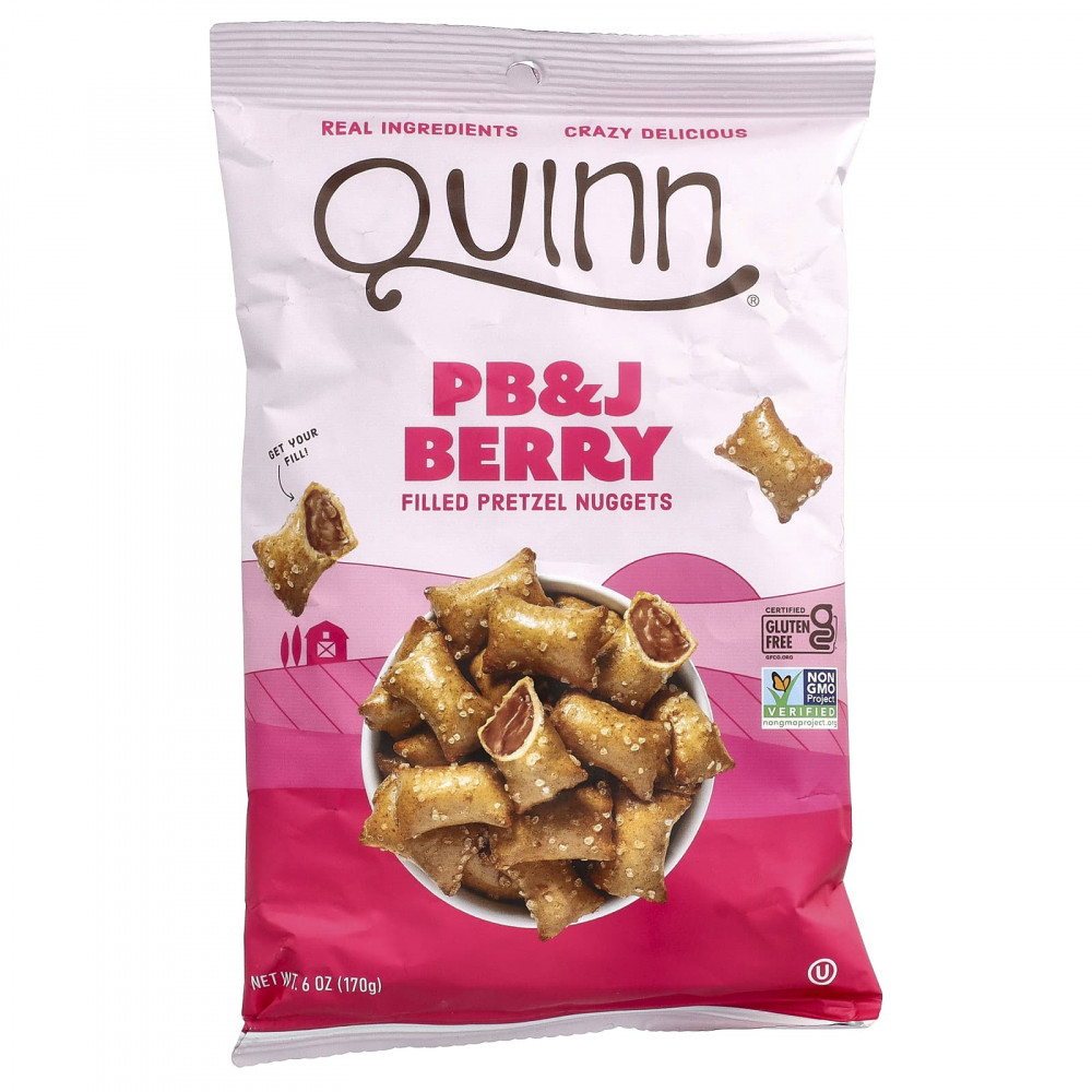 Quinn Snacks, крендели с начинкой, с ягодной начинкой, 170 г (6 унций) в Москве - eco-herb.ru | изображение Quinn Snacks, крендели с начинкой, с ягодной начинкой, 170 г (6 унций) в Москве - eco-herb.ru | фото