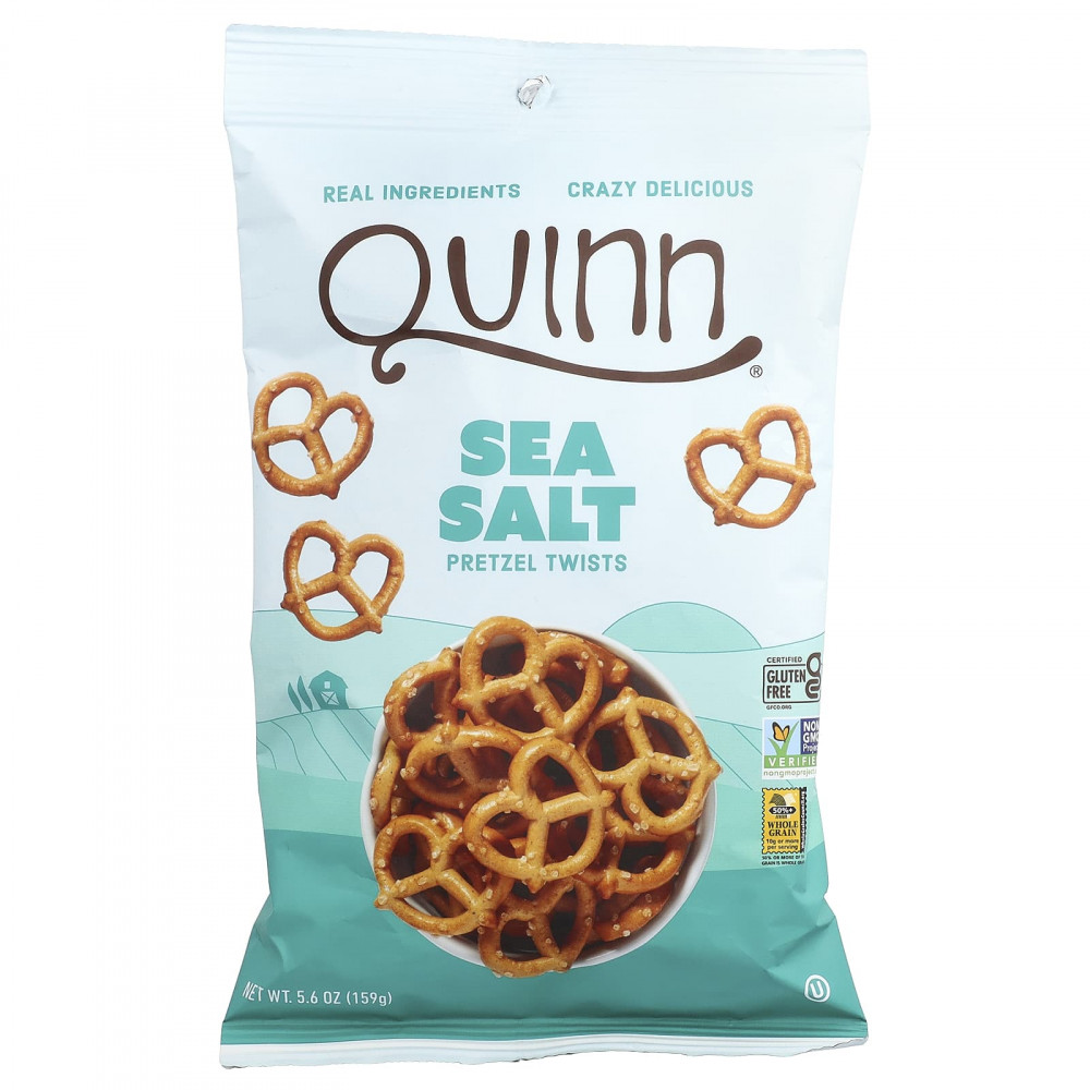 Quinn Snacks, Pretzel Twist, морская соль, 159 г (5,6 унции) в Москве - eco-herb.ru | изображение Quinn Snacks, Pretzel Twist, морская соль, 159 г (5,6 унции) в Москве - eco-herb.ru | фото