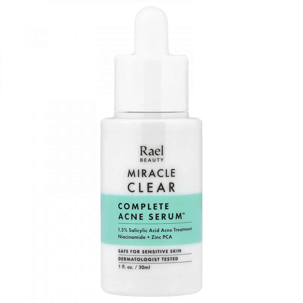 Rael, Miracle Clear, комплексная сыворотка от акне™, 30 мл (1 жидк. унция) в Москве - eco-herb.ru | изображение Rael, Miracle Clear, комплексная сыворотка от акне™, 30 мл (1 жидк. унция) в Москве - eco-herb.ru | фото